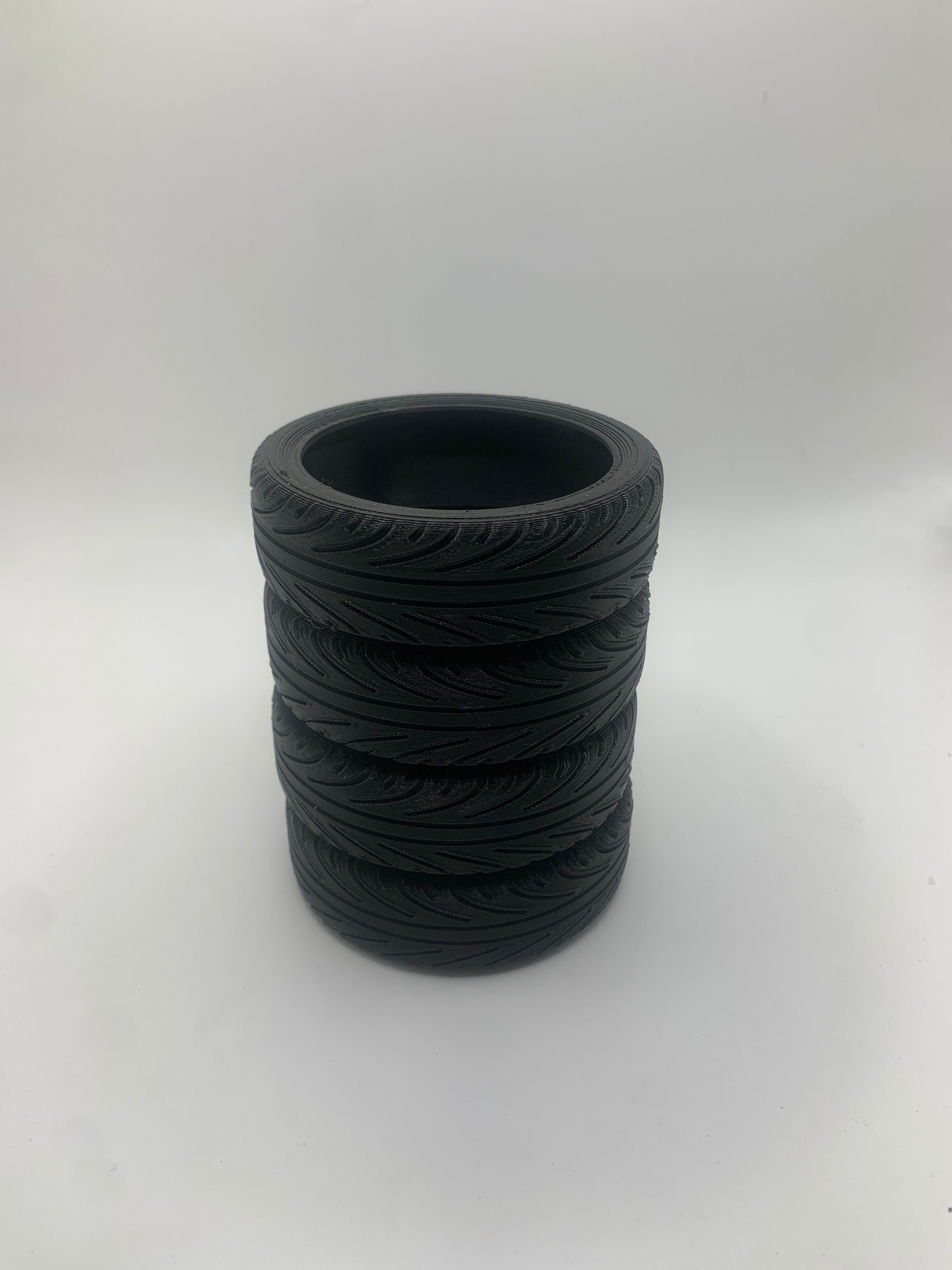 Street Tire Stack Pencil Holder