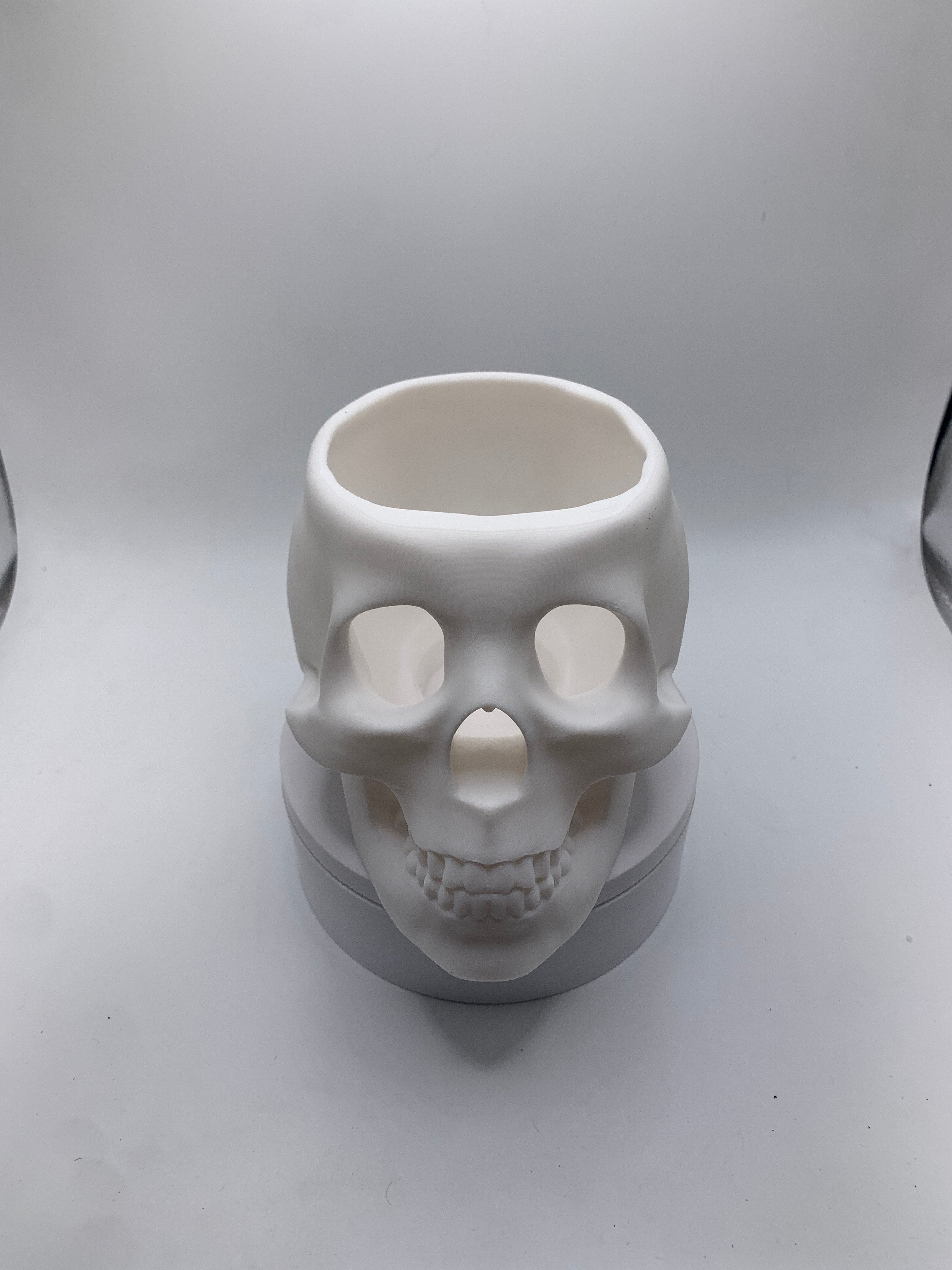 Tea Light Skull