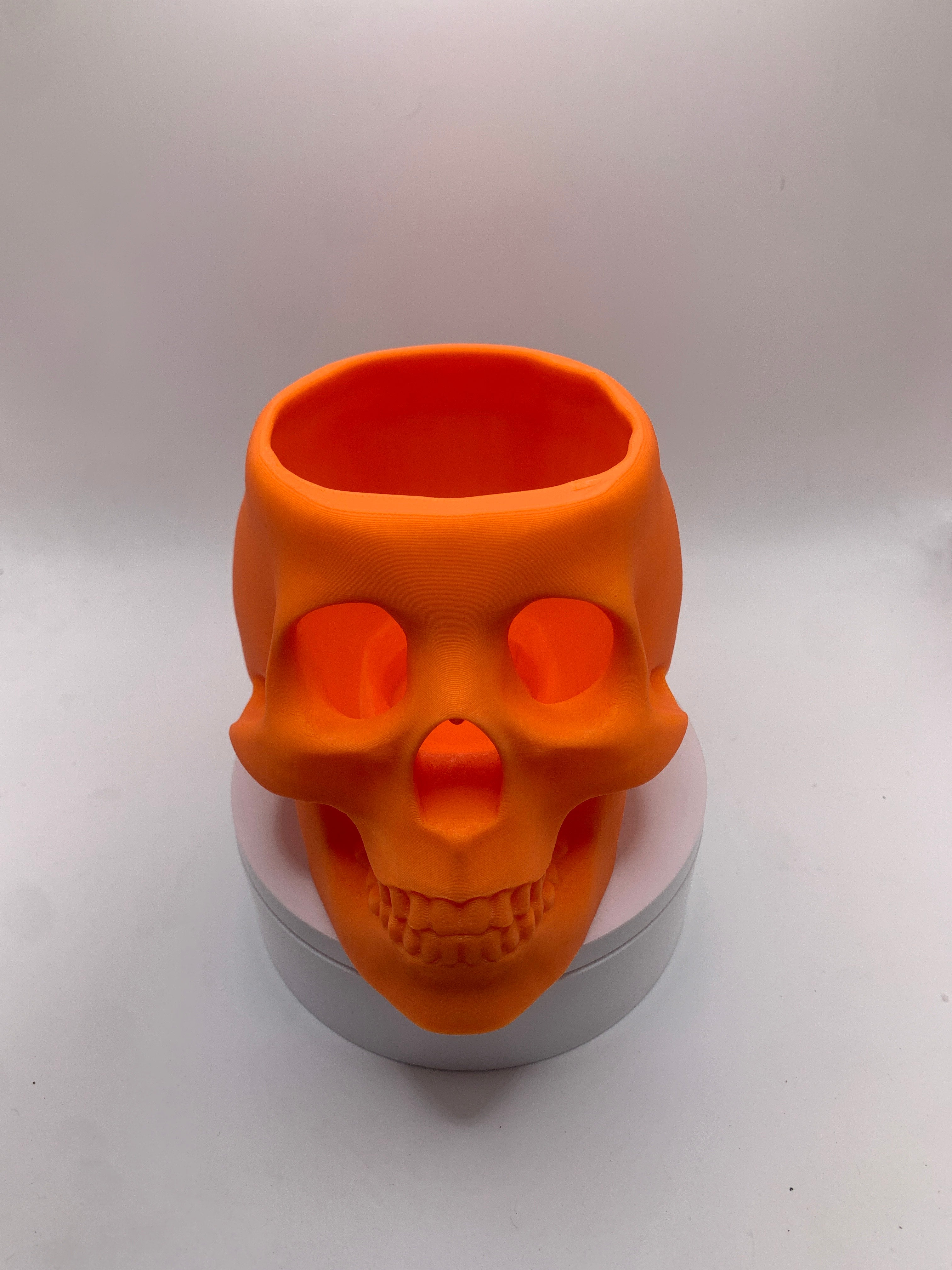 Tea Light Skull