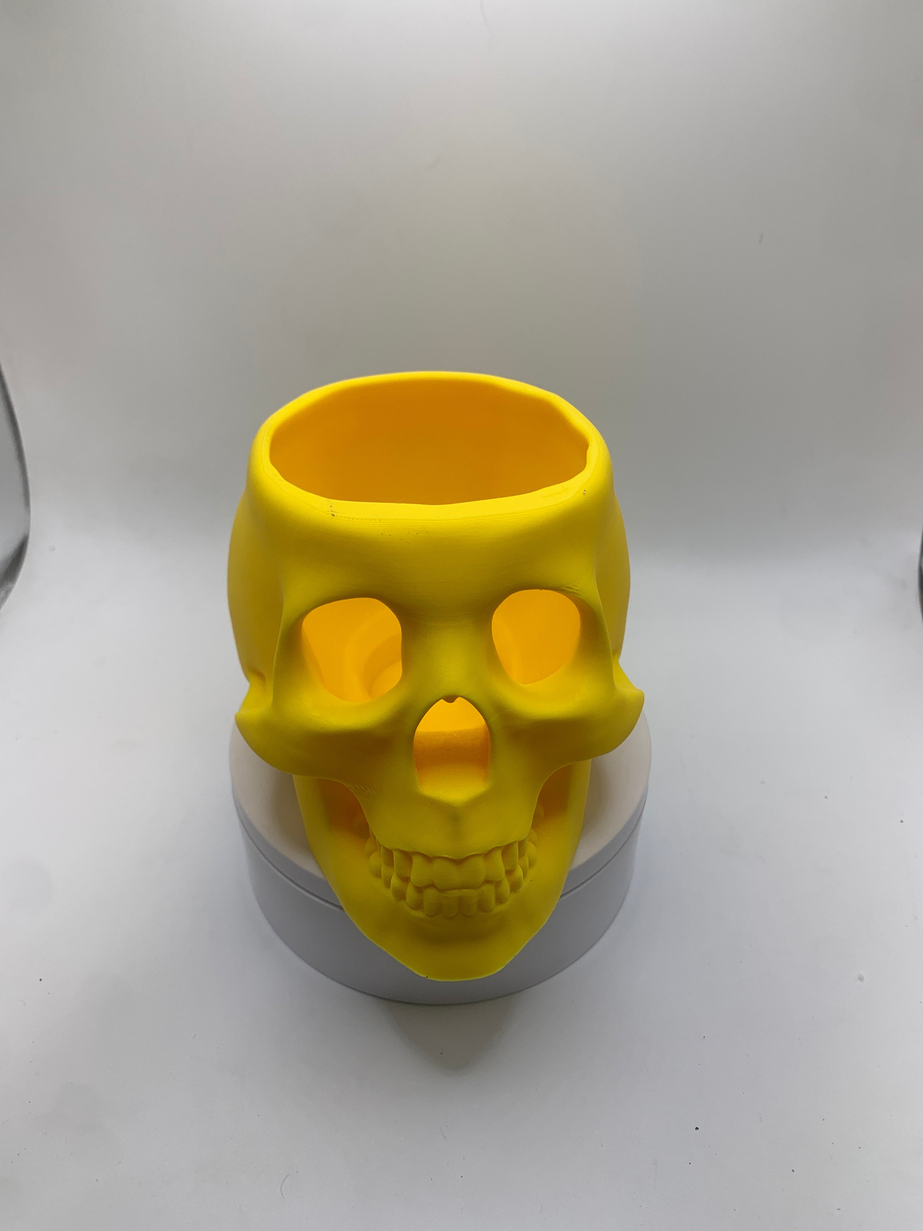 Tea Light Skull