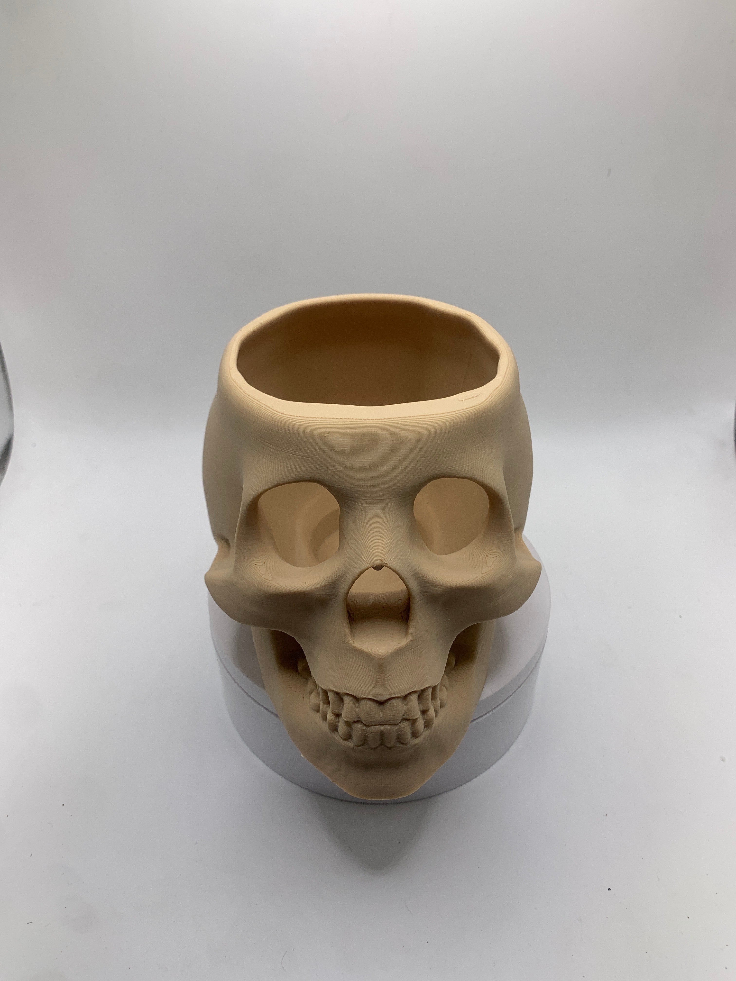 Tea Light Skull